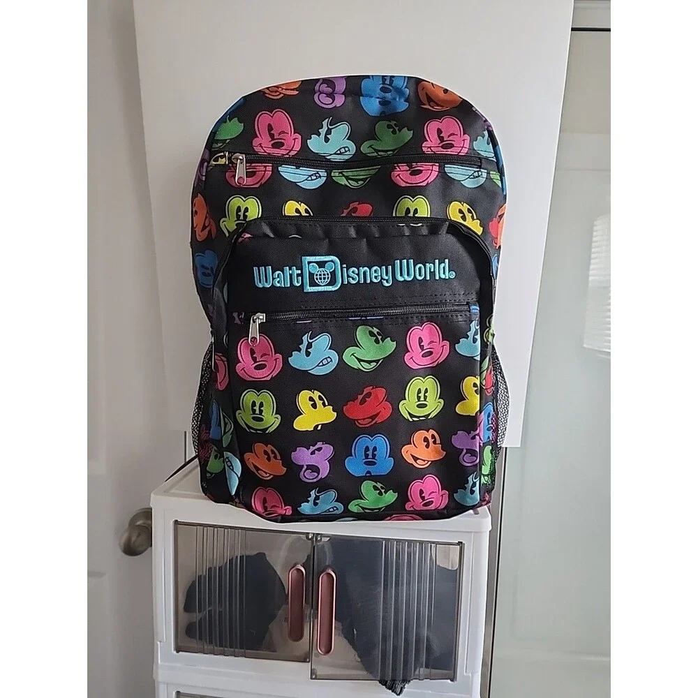 Disneyland Resort Park EXCLUSIVE BACKPACK Rainbow MICKEY MOUSE FACE